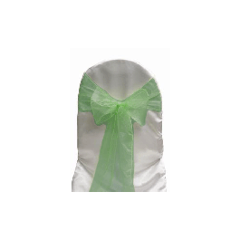 Organza Sash Forest Green